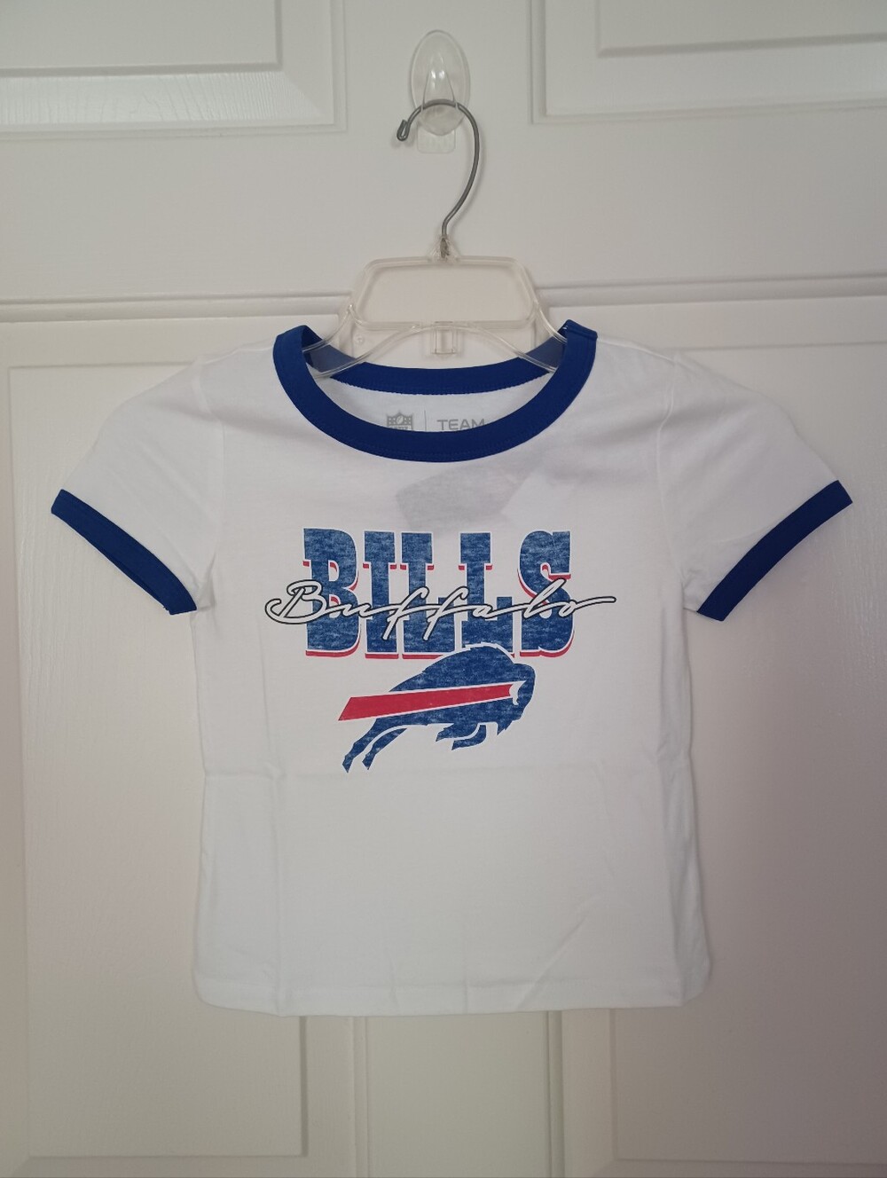 NFL Buffalo Bills Fitted Graphic Ringer T-Shirt